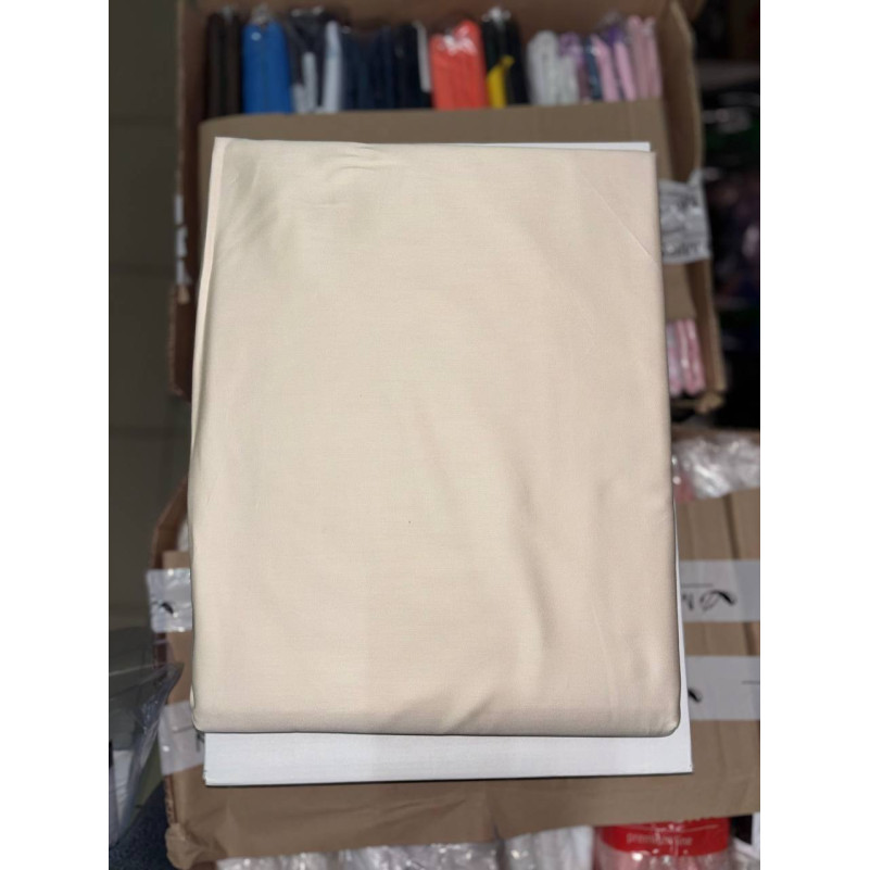 Простирадло на гумці Satin Premium 0840 Ivory УЦІНКА - 1