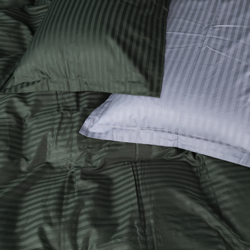 Комплект постельного белья Сатин JUNIOR Satin Stripe 30-0017 + 30-0012 Galatee - 1