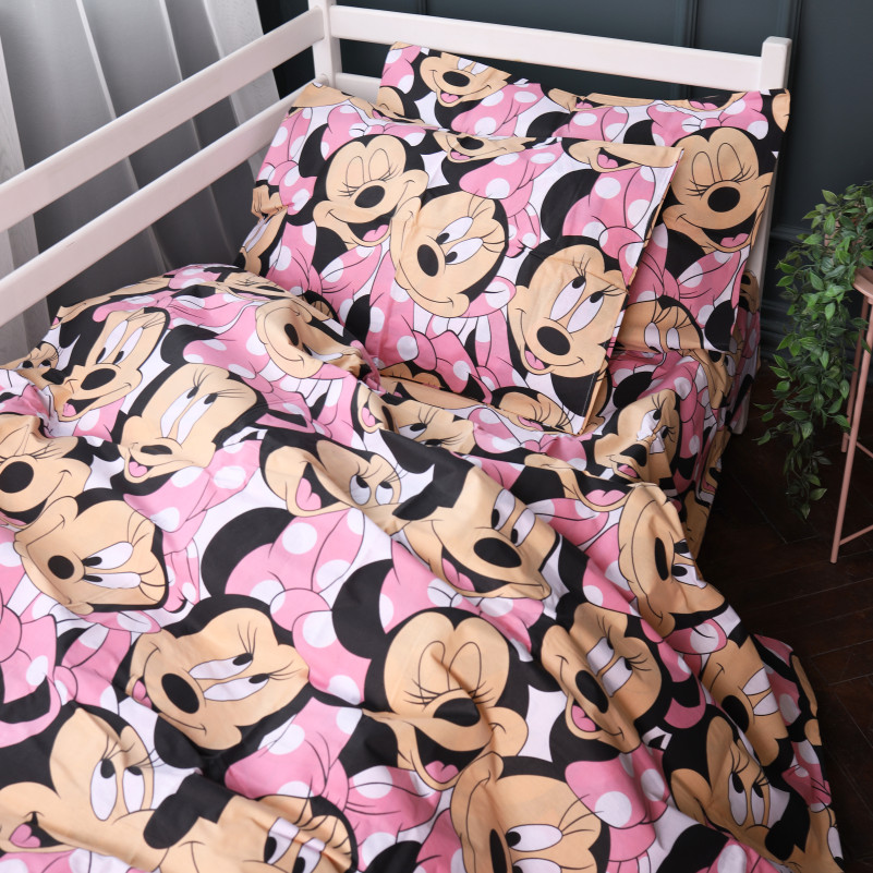 Комплект постільної білизни Бязь Kids Time 17-0862 Minnie Style