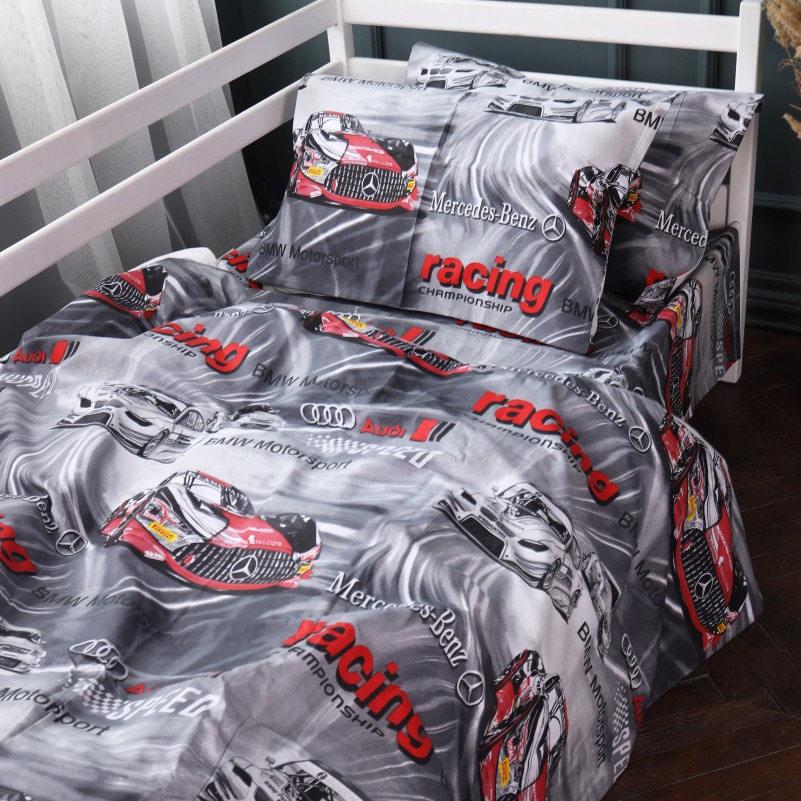 Простирадло Бязь Kids Time 17-0855 Motospin