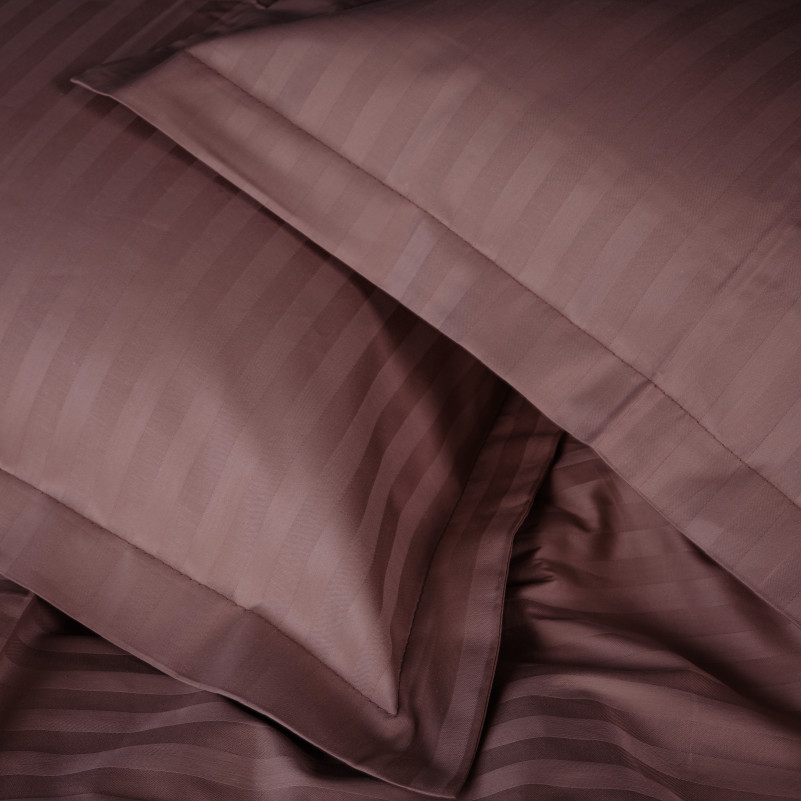 Комплект постельного белья Сатин TEENAGER Satin Stripe 30-0008 Smoky Pink - 3