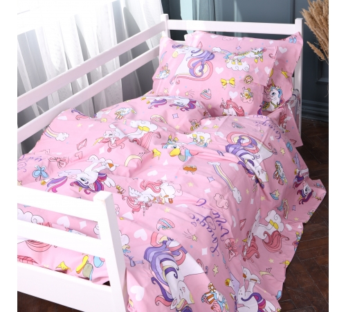 Комплект постельного белья Ranforce Elite 17-0836 Unicorn kids
