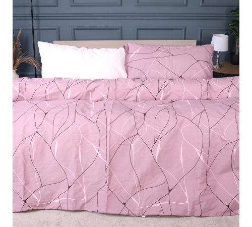 Комплект постельного белья  Ranforce Elite 17-0810 Accents pink