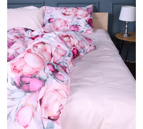 Простынь Ranforce Elite 17-0835 Peony floral
