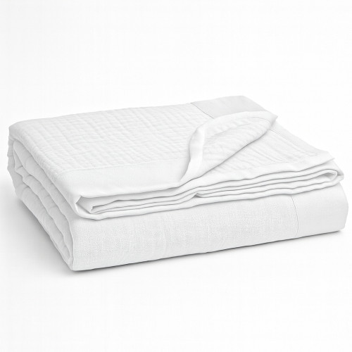 Покрывало №1501 Muslin hug white