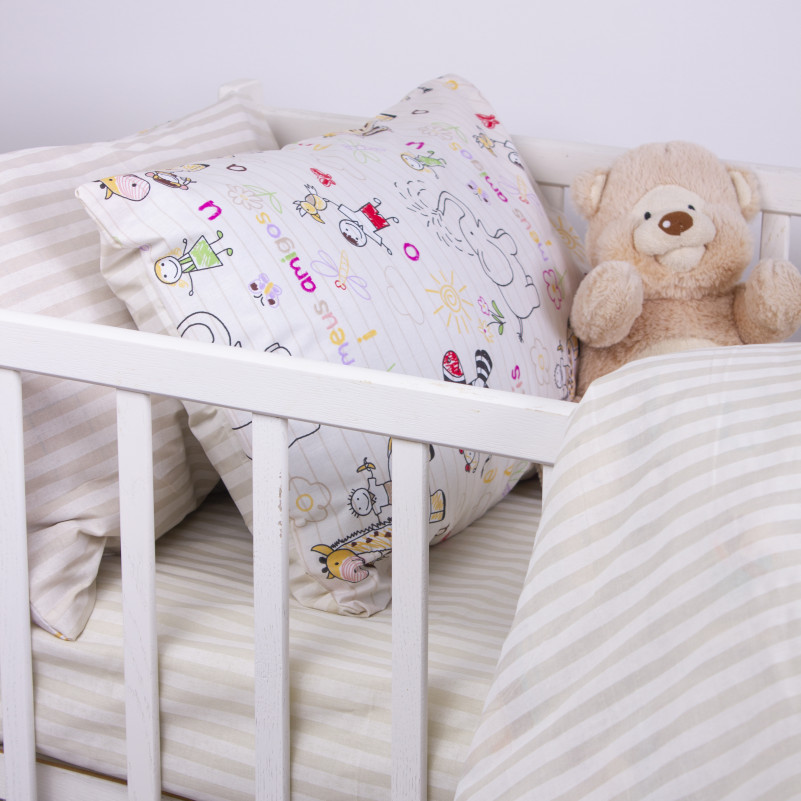 Комплект постельного белья Бязь JUNIOR 19-0001 Animais - 2