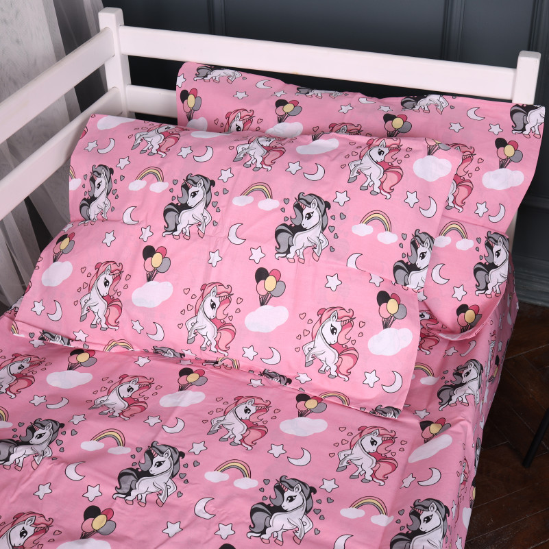 Простирадло Бязь 17-0874 Cute Unicorn