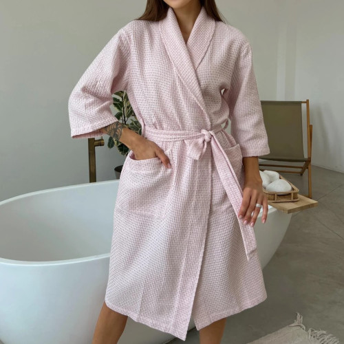 Халат "Waffle Whisper" pale pink