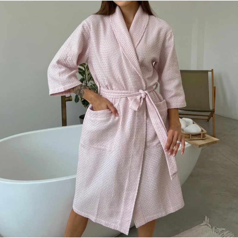 Халат "Waffle Whisper" pale pink