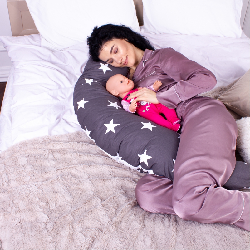 Подушка для вагітних та годування №8649 Print Line 17-0030 Berto 100% Memory - 9