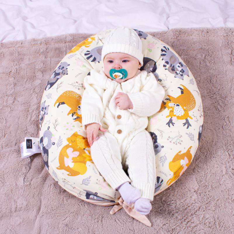 Подушка для вагітних та годування №8659 Print Line 17-0559 Elkasso 100% Memory