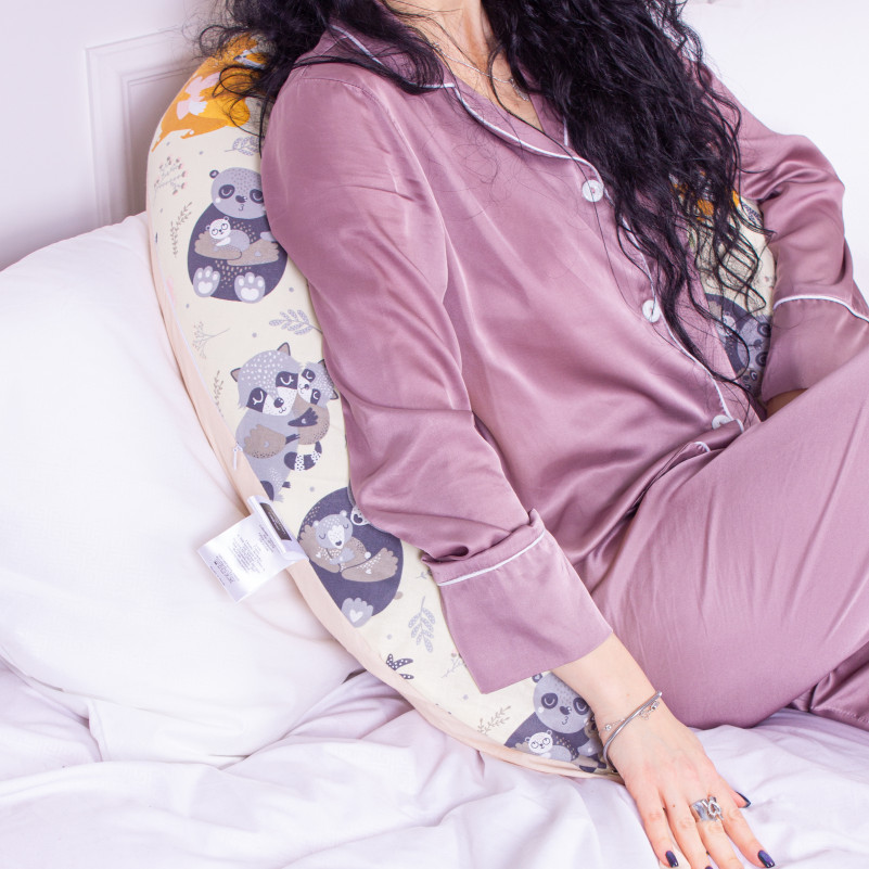 Подушка для вагітних та годування №8659 Print Line 17-0559 Elkasso 100% Memory - 3