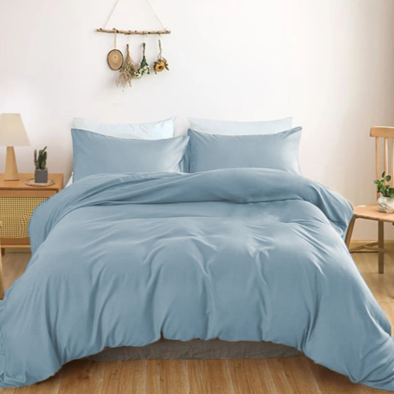 Комплект постельного белья Сатин TEENAGER Satin Light Pro 10-019 Gray-blue