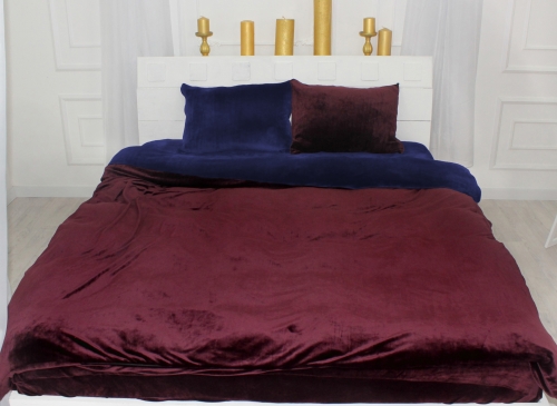 Комплект постельного белья Велюр Winter Frost 28-0006 + 28-0002 Primula Velvet