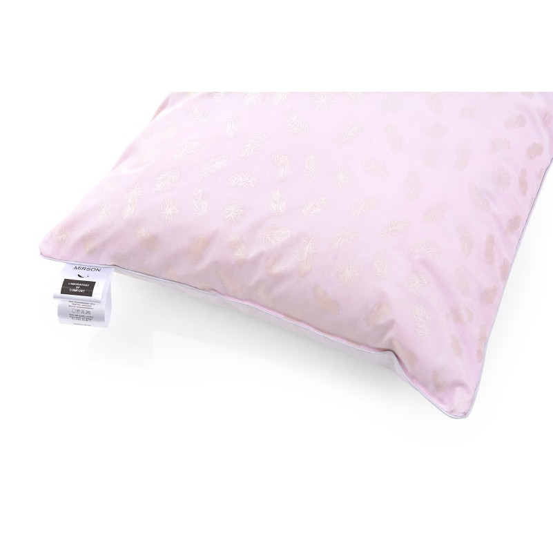 Пухова подушка KARMEN №1807 "Bio-Pink" 90% пух (середня) - 4