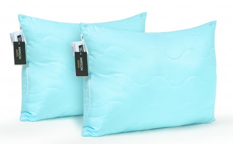 Набор антиалергенных подушек Eco-Soft №1619 Eco Light Blue (средние)