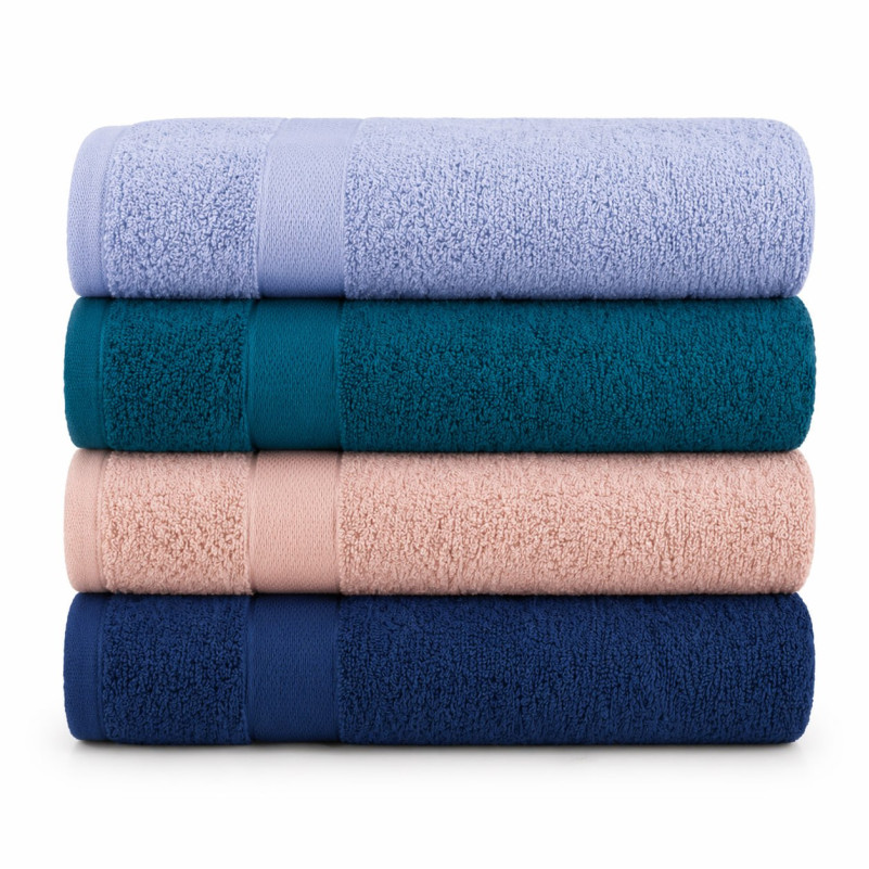 Набор банных полотенец 4 шт (70×140) №5212 Elite SoftNess Pearl