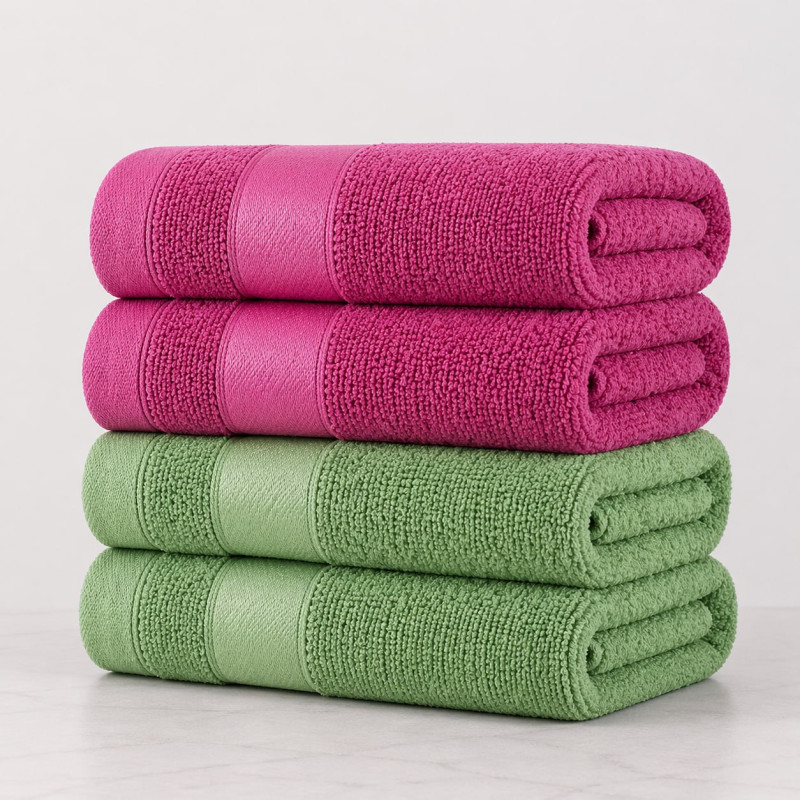 Набор банных полотенец 4 шт (40×70) №5231 Elite SoftNess Endless