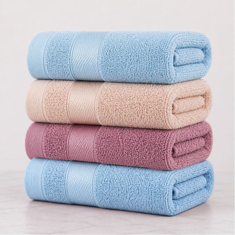 Набор банных полотенец 4 шт (40×70) №5232 Elite SoftNess Twilight