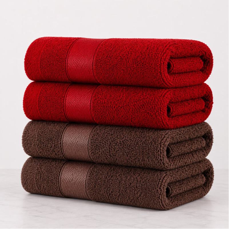 Набор банных полотенец 4 шт (40×70) №5233 Elite SoftNess Paradise