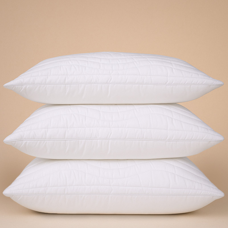 Подушка шовкова №523-5 "Marzello Collection" Silk Kapok (середня) - 6