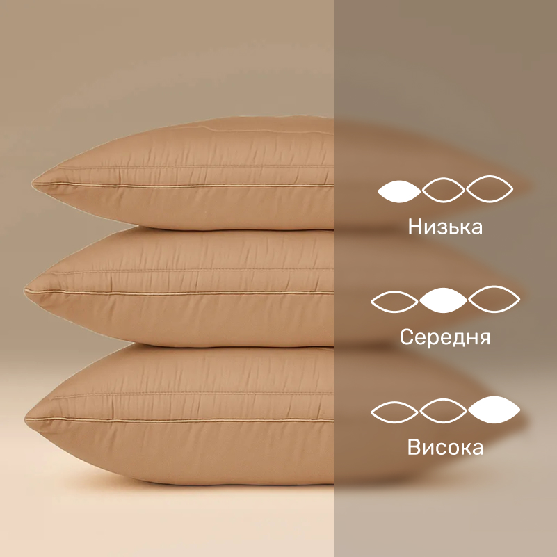 Подушка хлопковая №526-7 "Marzello Collection" Cotton (середня) - 2