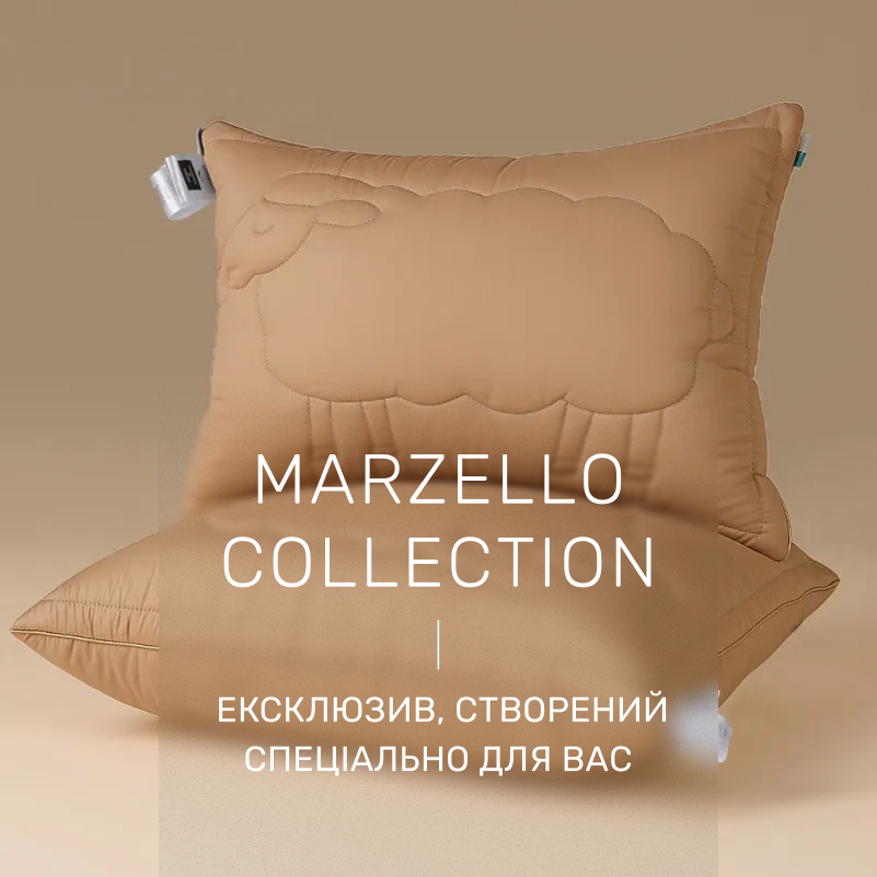 Подушка хлопковая №526-7 "Marzello Collection" Cotton (середня) - 1