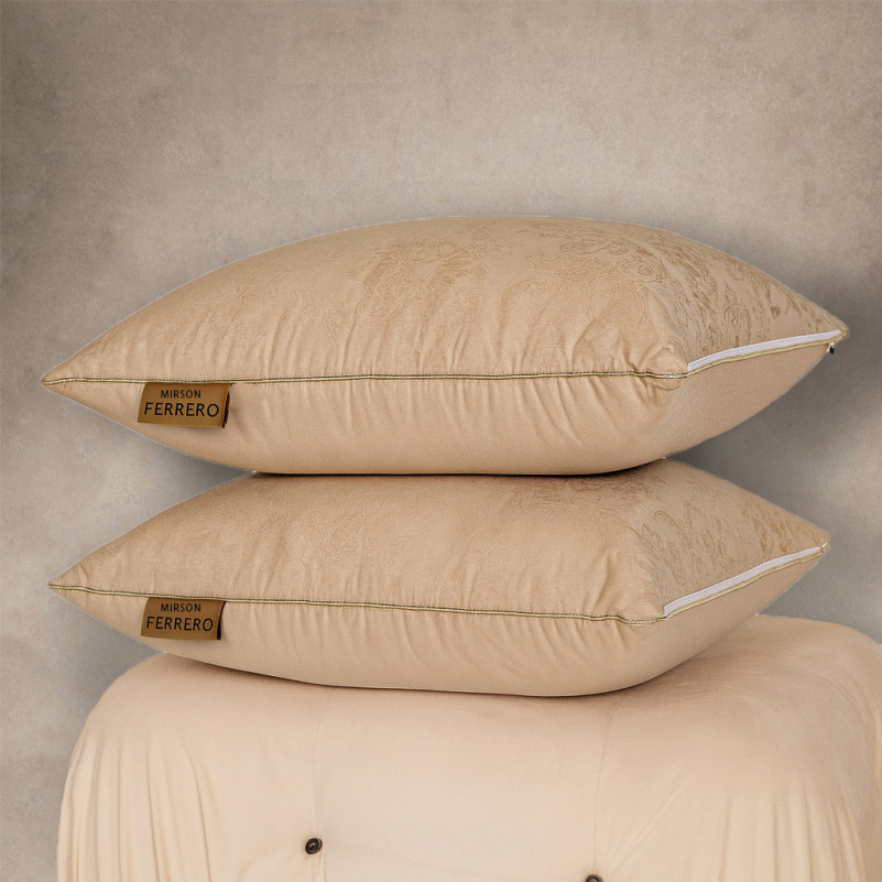 Подушка антиалергенная №15-35-7 Ferrero EcoSilk Gold (средняя) Фото - 27