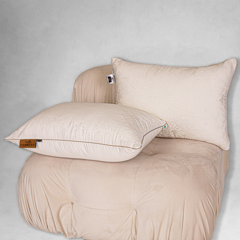 Подушка антиалергенная  №15-22-1 Ferrero Eco-Soft Vanilla(низкая) Фото - 10