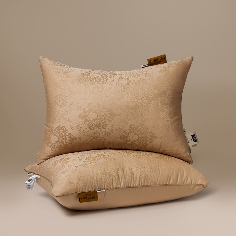 Подушка антиалергенная №15-35-7 Ferrero EcoSilk Gold (средняя) Фото - 13