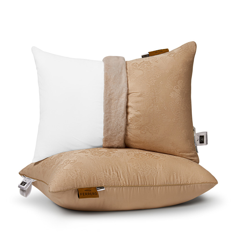 Подушка антиалергенная №15-35-7 Ferrero EcoSilk Gold (средняя) Фото - 19