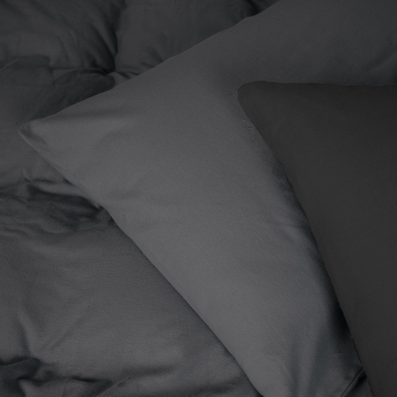 Комплект постельного белья JUNIOR Фланель 002-005 Black/Marengo - 5