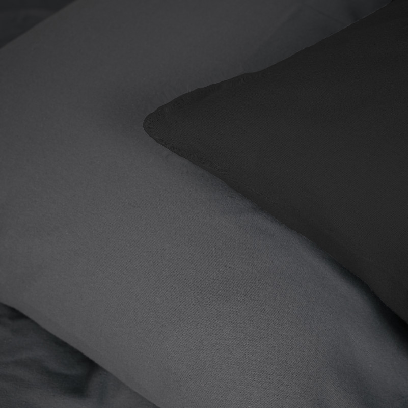 Комплект постельного белья JUNIOR Фланель 002-005 Black/Marengo - 3