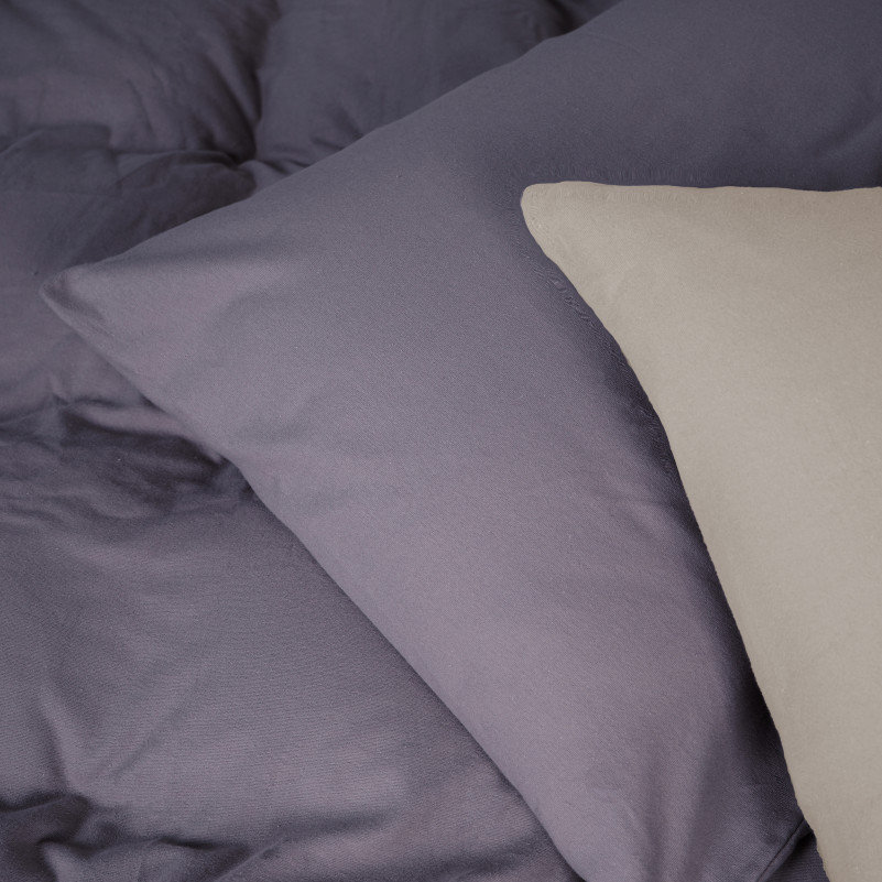 Комплект постельного белья JUNIOR Фланель 004-001 Cappuchino/Ash grey - 3