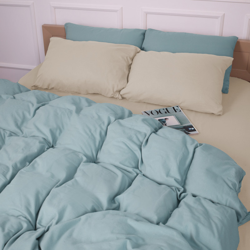 Комплект постельного белья JUNIOR Фланель 007-006 Milk/Menthol - 7