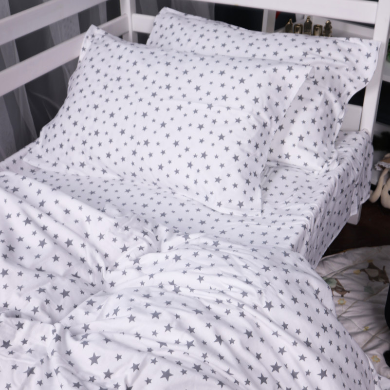Комплект постельного белья JUNIOR Фланель 016 White Stars - 3