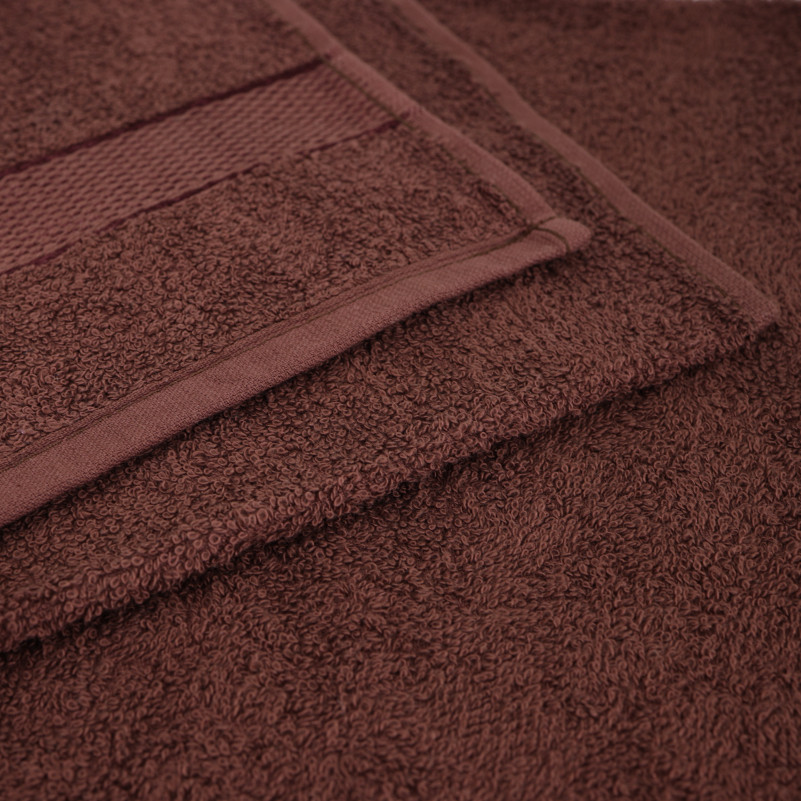 Набор банных полотенец 4 шт (70×140) №5213 Elite SoftNess Scarlet - 3