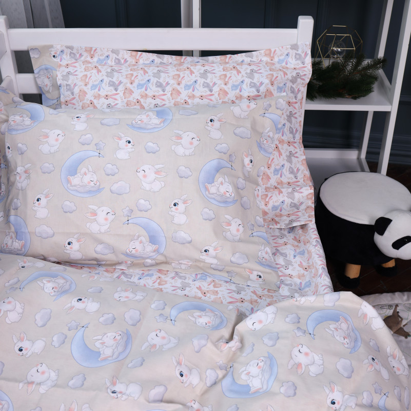 Комплект постельного белья JUNIOR Poplin Line Kids 07 Rabbits - 5