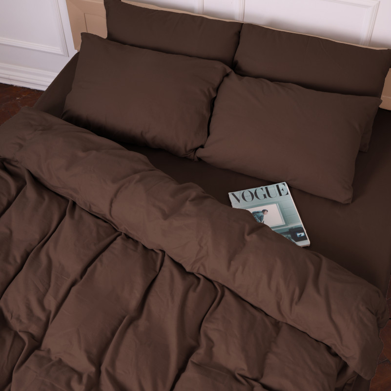 Комплект постельного белья JUNIOR Фланель 003 Brown - 7