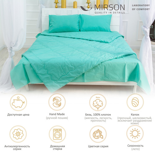 Ковдра шовкова Mint №2365 шовк бязь (літня) - 2