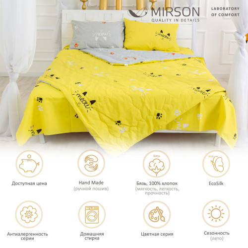 Ковдра антиалергенна Літня з Ecosilk №2310 Cascata - 2