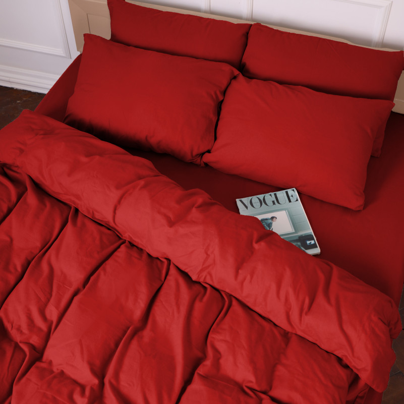 Комплект постельного белья JUNIOR Фланель 009 Red - 7