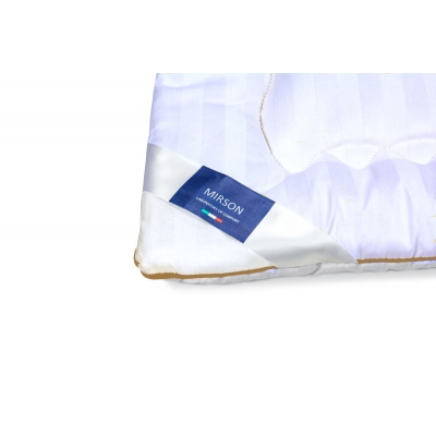 Одеяло шерстяное №0345 Royal Pearl ЛЕТНЕЕ Hand Made Чехол Сатин Italy