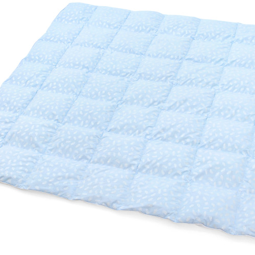 Ковдра пухова KARMEN №1837 "Bio-Blue" 90% сірий Bio пух тик (демі)