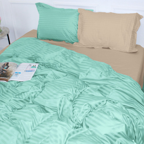Постельное белье Satin Stripe 30-0014 + 30-0004 Aivengo