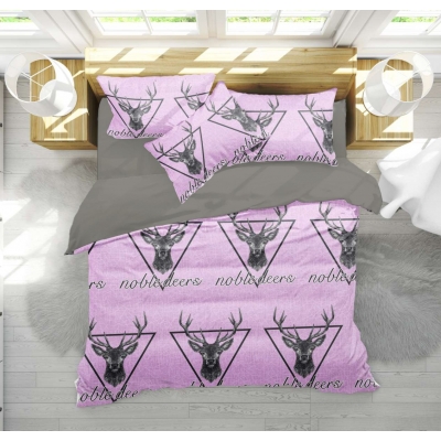 Комплект постельного белья Бязь 17-0516 Noble deers pink