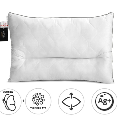 Подушка ортопедическая №181 DeLuxe Silver (СРЕДНЯЯ)