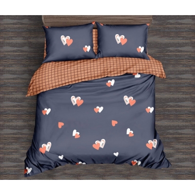 Комплект постельного белья Бязь 17-0442 Blue orange