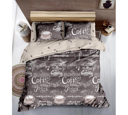 Комплект постельного белья Бязь 17-0272 Coffe