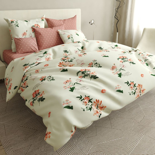 Комплект постельного белья Бязь 17-0401 Bird in a cage